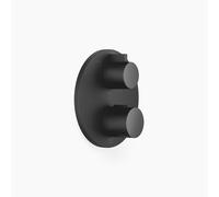 Thermostat encastré Dornbracht avec réglage de débit à trois voies, avec fonction d'arrêt, 36427970-33, Couleur: Noir Mat
