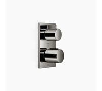 Thermostat encastré Dornbracht avec régulation de débit à trois voies, 36427670-19, Couleur: Chrome foncé