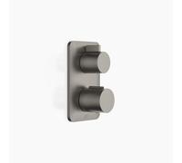Thermostat encastré LISSÉ de Dornbracht avec réglage de débit à sens unique, 36425845-99, Couleur: foncé Platine mat