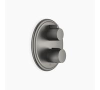 Thermostat encastré MADISON de Dornbracht avec régulation de débit à deux voies, 36426977-99, Couleur: foncé Platine mat