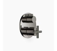 Thermostat encastré TARA de Dornbracht avec réglage de débit à sens unique, 36425892-19, Couleur: Chrome foncé