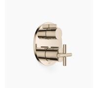 Thermostat encastré TARA de Dornbracht avec réglage de débit à sens unique, 36425892-47, Couleur: Champagne