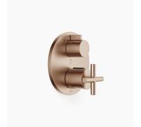 Thermostat encastré TARA de Dornbracht avec régulation de débit à trois voies, 36427892-42, Couleur: bronze brossé