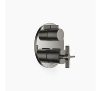 Thermostat encastré VAIA de Dornbracht avec réglage de débit à sens unique, 36425809-19, Couleur: Chrome foncé