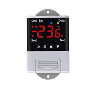 Thermostat et hygrostat numérique Tuya Wifi 12 V/110 V/220 V, contrôleur de température et d'humidité pour voiture