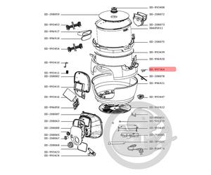 Thermostat + fil robot cookeo Moulinex SS-997364