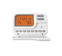 Thermostat filaire programmable Avidsen Chrono - Programmation hebdomadaire 6 périodes 5-35°C Blanc