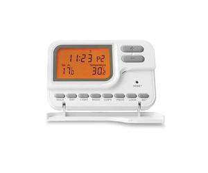 Thermostat filaire programmable Avidsen Chrono - Programmation hebdomadaire 6 périodes 5-35°C Blanc