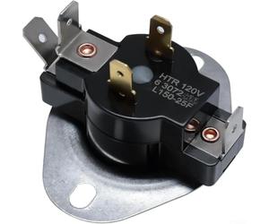 Thermostat Fonctionnement WP307250 pour Sèche-linge pour hoover Candy - Métal pour robuste 206°C Sécurité 16A Remplacement Direct