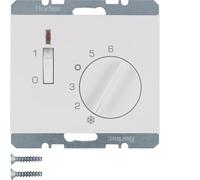 Thermostat Hager Berker avec contact NC et indicateur LED - 20307109