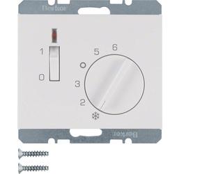 Thermostat Hager Berker avec contact NC et indicateur LED - 20307109