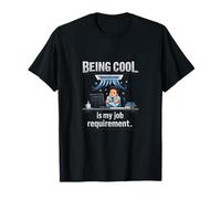 Thermostat HVAC Humour Being Cool is My Job Requirement T-Shirt