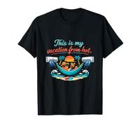 Thermostat HVAC Vacation from Hot Funny Design T-Shirt