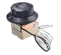 Thermostat inférieur en faïence, 250 V 16 A, fonctionnement à bouton lisse et confortable (50-300 ℃)