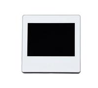 Thermostat intelligent à écran tactile couleur WiFi, télécommande numérique, contrôleur de température AC230V pour les maisons et les bureaux (Blanche)