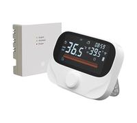 Thermostat intelligent : application et dispositif de contrôle vocal, contrôleur de température ambiante, design d'économie d'énergie avec écran numérique, gestion du chauffage pour dormir