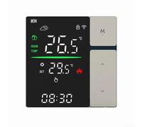 Thermostat intelligent avec télécommande - Contrôleur de température numérique WiFi programmable avec écran tactile - Pour contrôler la température de la pièce (électricité 16 A)