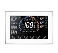Thermostat Intelligent BHP 8000LW, Thermostat numérique avec écran Tactile Couleur LCD, contrôle par Application, réglage de la température automatiquement programmable, utilisé (Blanc)