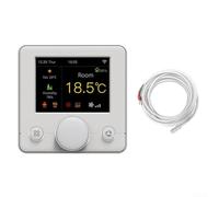Thermostat intelligent, contrôleur de température WiFi pour chaudière à gaz Tuya Chauffage au sol électrique Programmable Application numérique de contrôle du chauffage domestique (électrique, blanc)