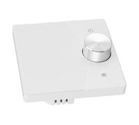 Thermostat Intelligent LCD, Affichage Numérique de Sauna au Sol, Bouton de Couleur de l'eau, Capacitif pour Le Toucher, Support d'Affichage, Télécommandes, Thermostats (White)