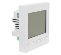 Thermostat Intelligent Mural LCD pour Climatisation et Chauffage | Programmation Flexible, Compatibilité, Montage Mural, Surface Blanche, Rénovations et Nouvelles Installations