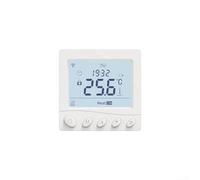 Thermostat intelligent pour chauffage au sol avec contrôle par application WLAN, horaire hebdomadaire programmable, compatible avec assistant vocal, verrouillage enfant et protection contre le gel