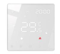 Thermostat intelligent pour chauffage au sol Zigbee avec contrôle WiFi, programmation hebdomadaire, activation vocale, luminosité réglable, compatible avec les systèmes eau/électriques (WZWH)