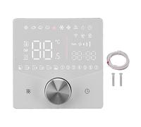 Thermostat Intelligent pour Chauffage Maison | Affichage des Couleurs LCD et contrôle du Bouton | Thermostat de Chauffage au Sol/Sauna Contrôleur à température ambiante | (White)