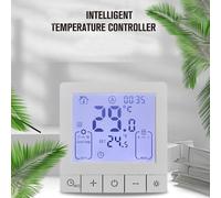 Thermostat intelligent pour la maison Contrôle de température programmable Protection IP20 Thermostat numérique temporisé marche/arrêt 24H pour plancher chauffant électrique 16A
