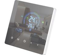 Thermostat intelligent pour le chauffage de l'eau Ecran LCD Bouton tactile Programmable Chauffage souterrain pour la maison, le bureau, l'école et l'hôtel
