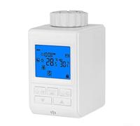Thermostat intelligent pour radiateurs, pour régulateur de température numérique ZIGBEE 3.0 avec écran LCD bleu pour systèmes de chauffage et contrôle de la température ambiante