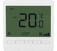 Thermostat intelligent pour ventilo-convecteur Écran LCD ABS Anti-interférence Thermostat intelligent pour la maison 220V