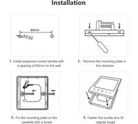 Thermostat Intelligent Régulateur de Température Ecran LCD Bouton Tactile Programmable pour Maison Bureau Ecole Hôtel