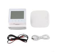 Thermostat intelligent RF WiFi pour chaudière à gaz, contrôleur de température avec contrôle par application, écran tactile programmable mural, écran LCD, alimentation USB (WiFi)