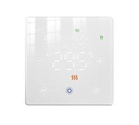 Thermostat intelligent télécommandé pour Tuya et intégration Programmable 5 + 2 jours Affichage numérique pour chaudière à gaz gestion de la température (Blanc)