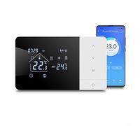 Thermostat intelligent | Thermostat De Chauffage WiFi Contrôle Vocal APP | Contrôleur De Température Intelligent Intérieur | Pour Maison Hôtel Intérieur Salon Salle De Bains Garage Seminterra