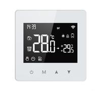 Thermostat intelligent Tuya pour Zigbee, facile à installer pour contrôleur numérique alimenté par batterie avec assistance vocale, contrôle de la température de précision pour systèmes de chauffage