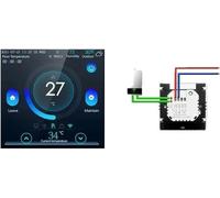 Thermostat intelligent,vocale, écran tactile, WiFi Chauffe-eau à gaz