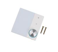 Thermostat intelligent Wi-Fi pour chauffage au sol, régulateur de température WiFi avec bouton rotatif LED, compatible avec ALEXA, température constante à économie d'énergie, boîtier ABS (gris 3A)