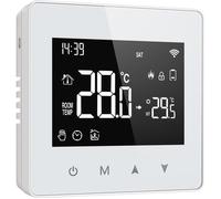 Thermostat Intelligent ZigBee Tuya Commande Vocale Compatible avec Amazon Alexa, Google Home, Yandex Alice Bomicrophone Eau et Gaz