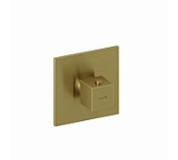 Thermostat Kludi DECUS, kit d'installation encastré 54739N075, avec unité fonctionnelle, or brossé