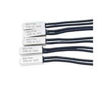 Thermostat KSD9700 5A 250V 15C 35C 40C 55C 60C 75C 80C 85C 90C 95C 100C 155C NO NC Protecteur Thermique Fusibles Interrupteur de température(5 Pieces,Normal Close_75℃)