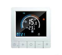 Thermostat LCD pour chauffage de pièce et de sol avec programmation hebdomadaire intelligente, verrouillage enfant, contrôle manuel et automatique flexible pour l'efficacité énergétique (3 A)