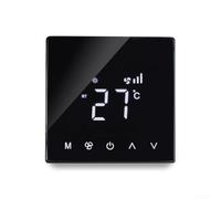 Thermostat LCD pour climatisation centrale, écran tactile intelligent à trois vitesses, panneau de commande filaire