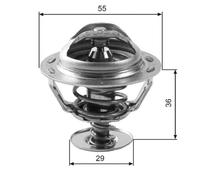 Thermostat Liquide De Refroidissement Gates TH12283G1 pour Hyundai