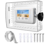 Thermostat Lock Box | Heavy Duty Wall-Mounted Guard, Security Enclosure | Lock Box For Thermostat On Wall For Home Office Restaurant Hotel Dorm Rental Property, Temperature Control Protection Device