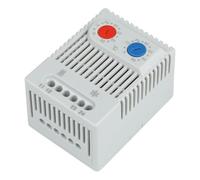 Thermostat mécanique compact non programmable pour contrôle du chauffage et du refroidissement de la maison, plage de 0 à 60 °C, montage sur rail DIN (35 mm), IP20 Ra (ZR011)