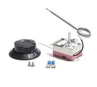 Thermostat mécanique universel, plage de 20-60 °C, 30-80, 30-110, 50-300 (standard et amélioré), bouton de contrôle pour chauffe-eau (Upgraded 30-110C)