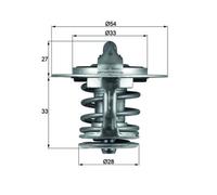 THERMOSTAT MITSUBISHI 77C