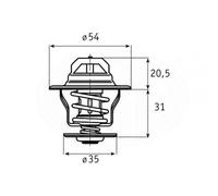 THERMOSTAT MTE481Q